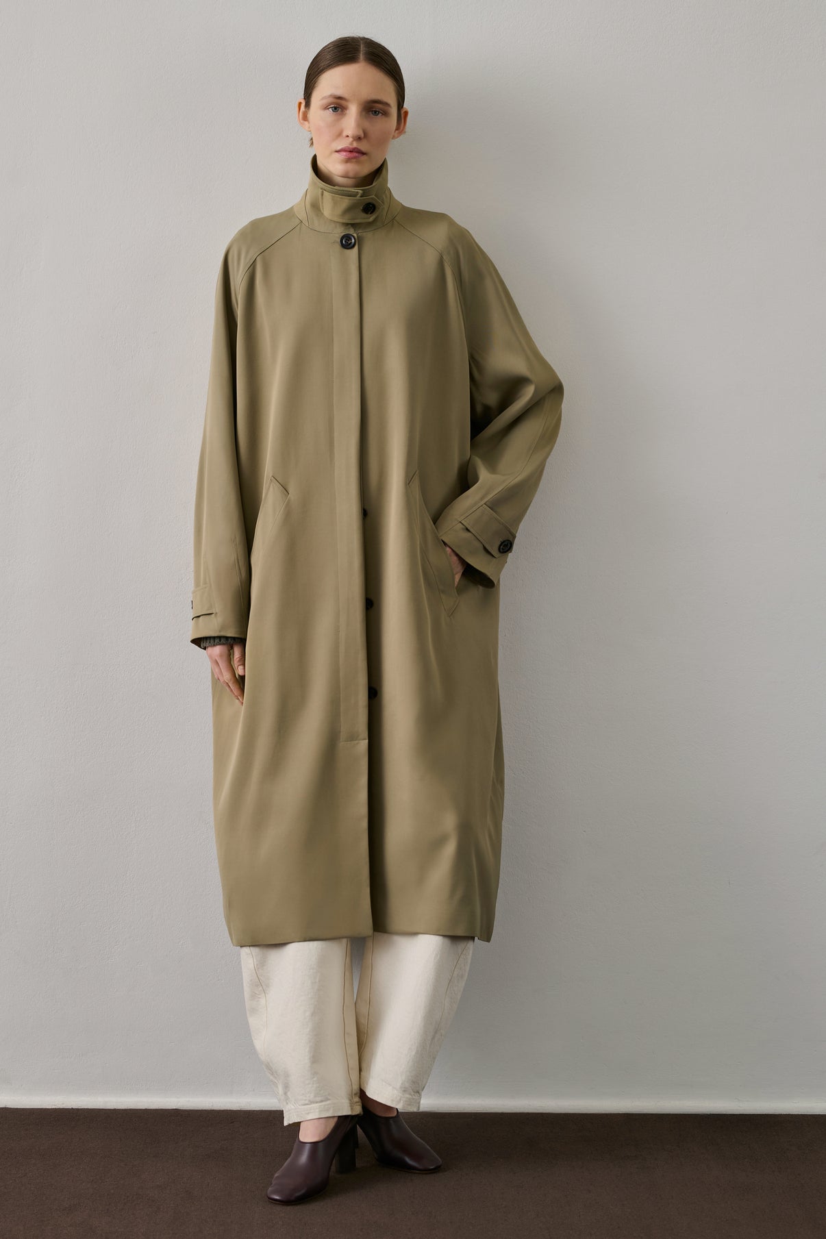 Trench Fritz - Sauge - Femme vue 1