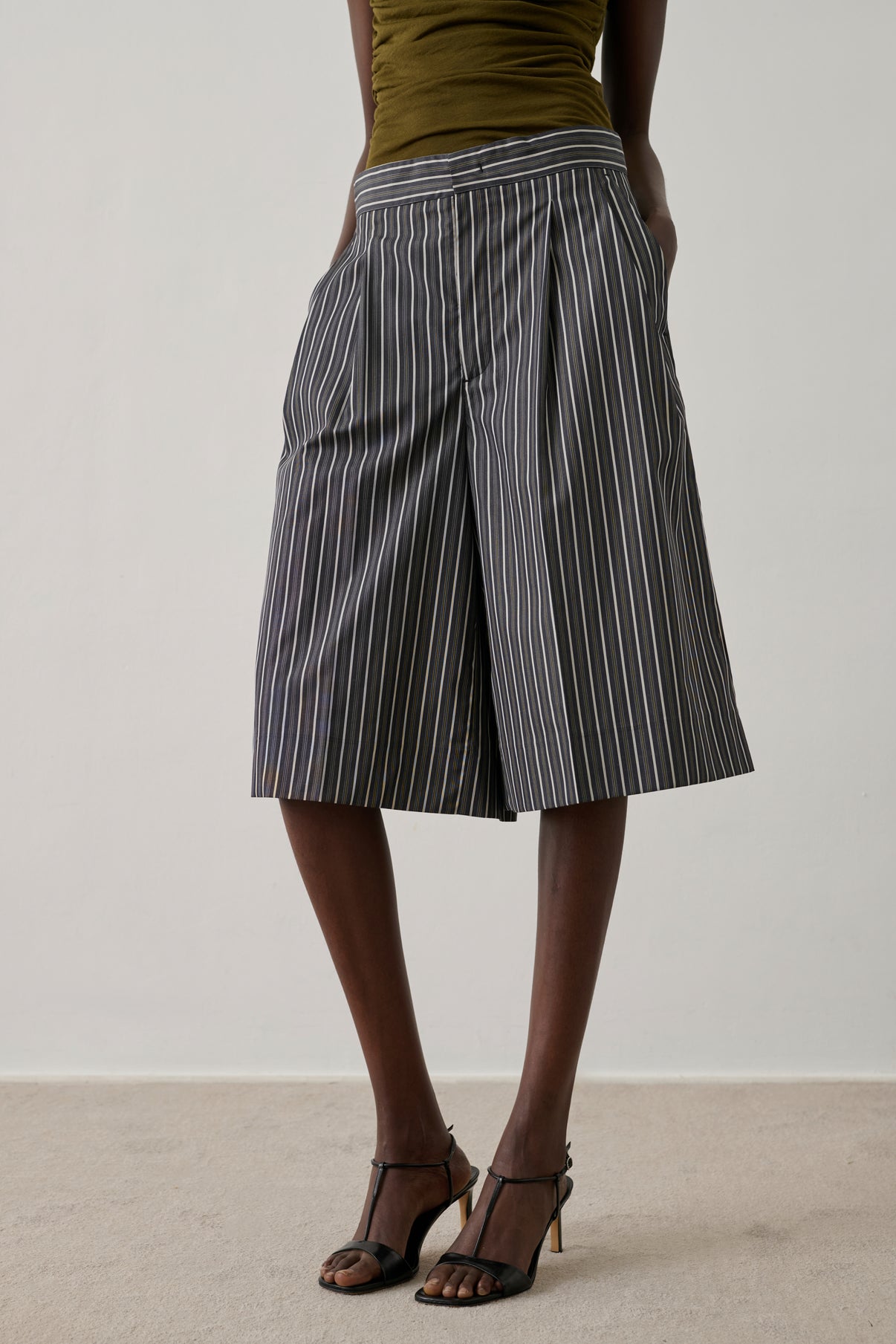 Sandales Cecilie - Noir - Cuir - Femme vue 2