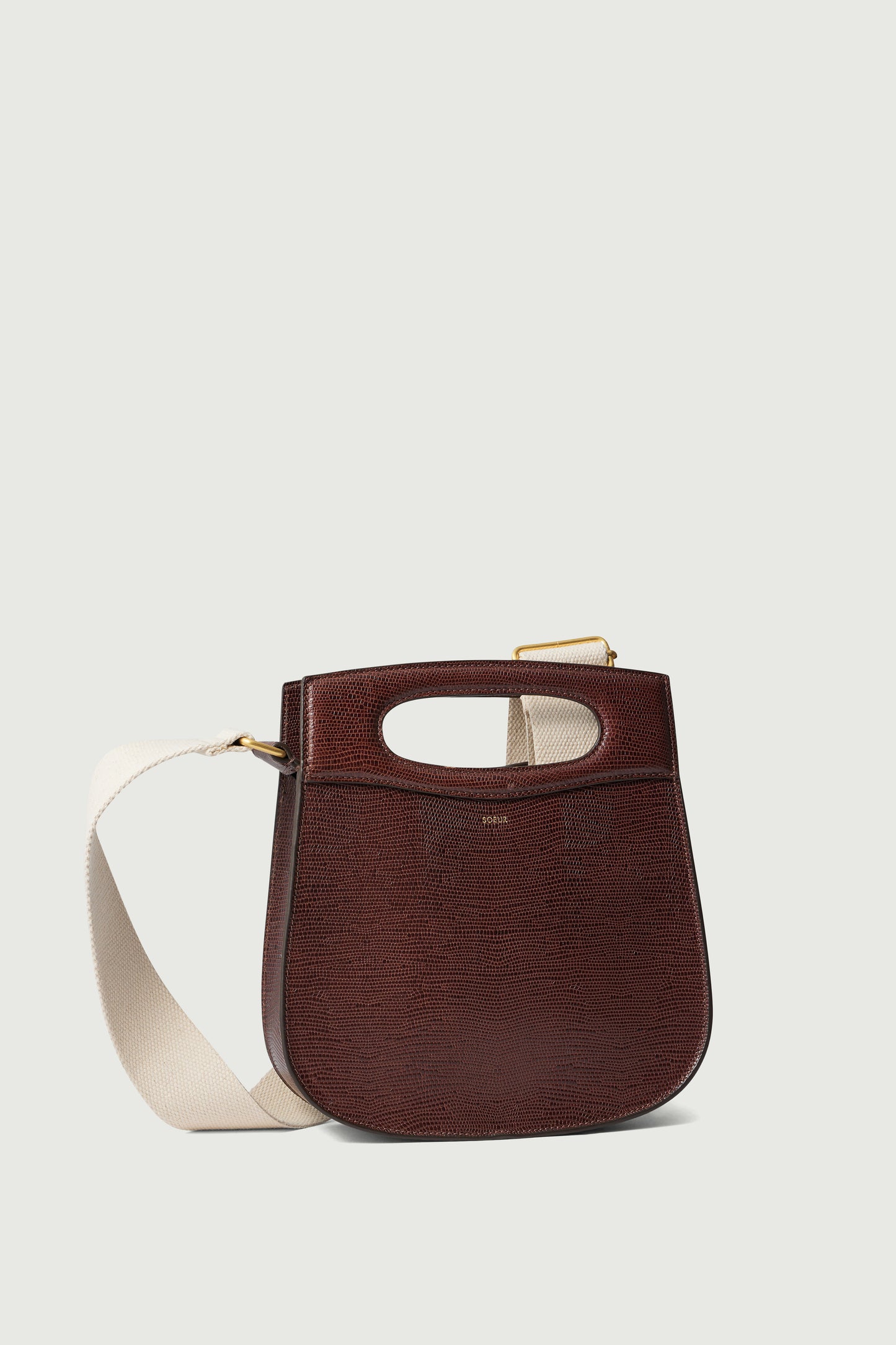 Sac Cheri - Chocolat - Cuir - Femme