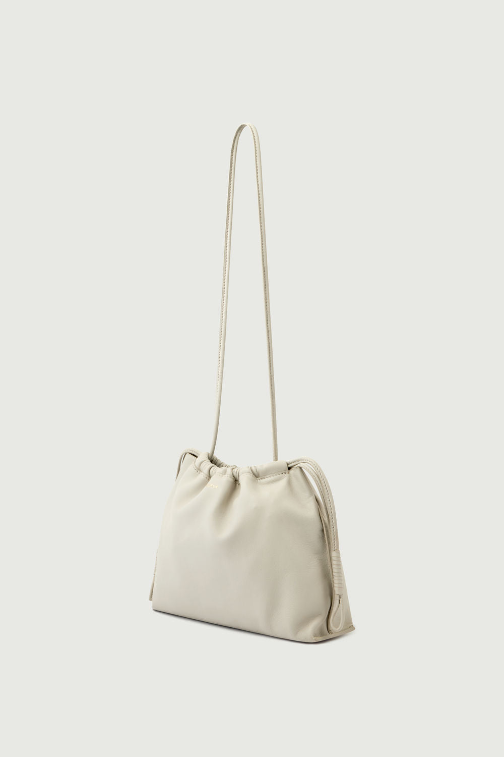 Sac Suzette - Gris Clair - Cuir - Femme vue 5